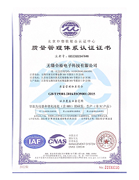 全裕科技-质量管理体系认证证书